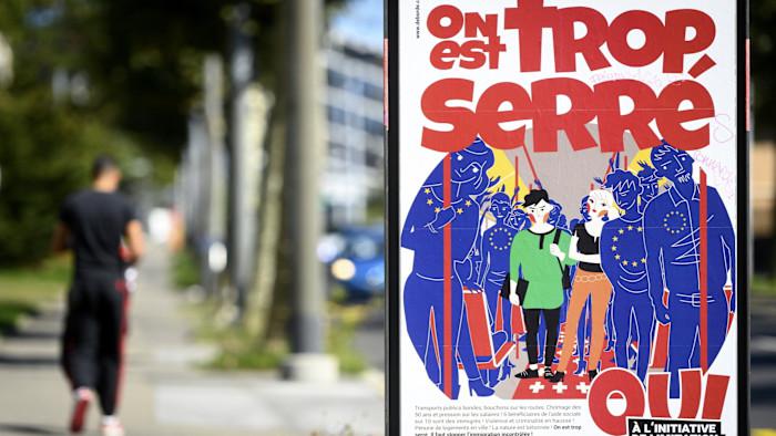 Swiss plan to cap population gains ground ahead of referendum