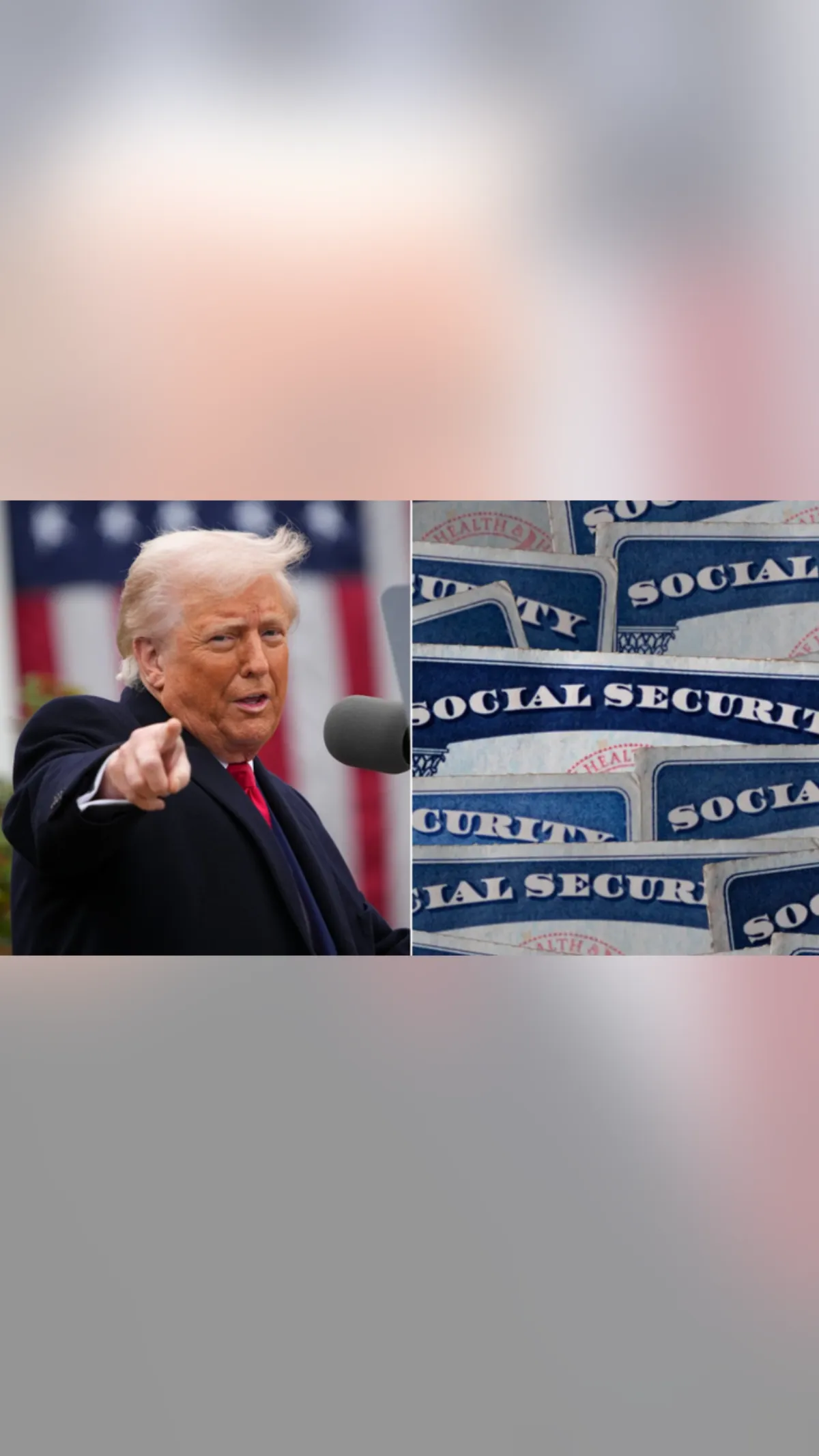 Social Security is 90 years old. We are making it smarter, better, faster under Trump