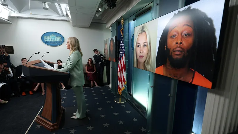 Leavitt blasts 'many outlets in this room' at briefing for failing to cover murder of Iryna Zarutska