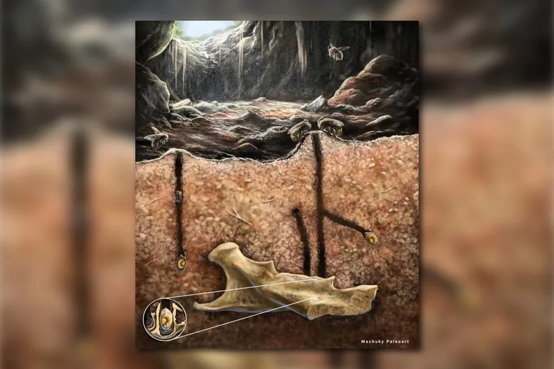 Ancient Bees Burrowed Inside Bones, Fossils Reveal