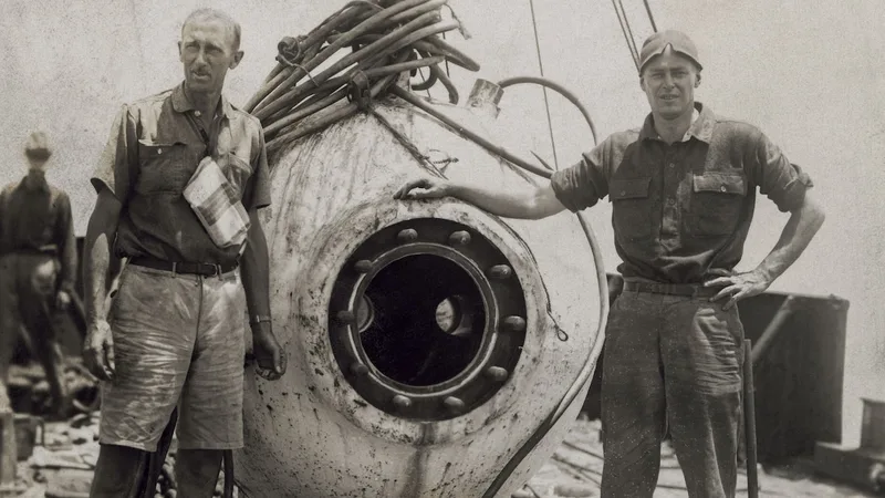 Inside a steel sphere deep underwater, these explorers made history