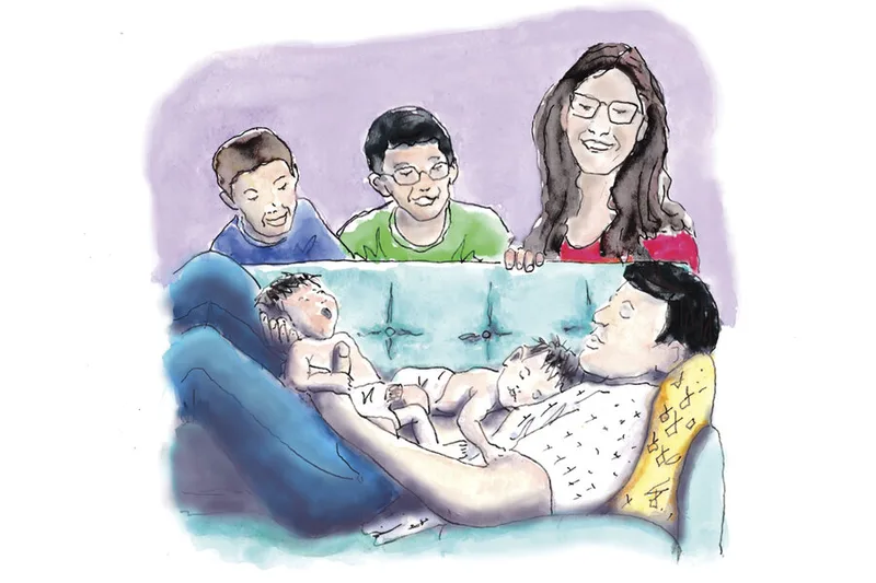 Purpose amid pandemonium: A dad’s first year with twin babies