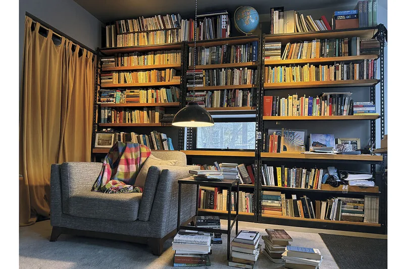 When she married, she declined to join her library with her husband’s