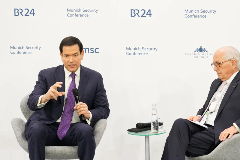 Rubio’s speech to European allies takes softer tone but keeps firm stance