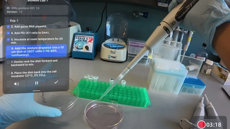 How LabOS AI-powered smart goggles could reduce human error in science