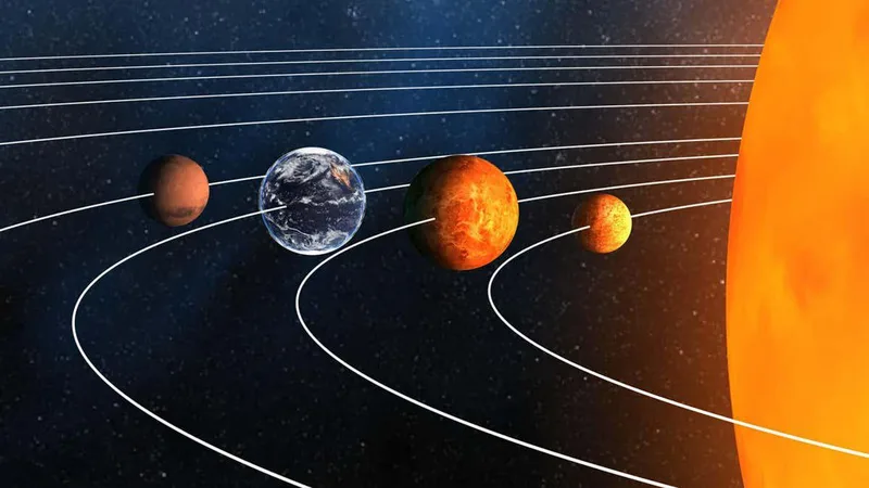 Earth may have formed from two separate rings around the sun
