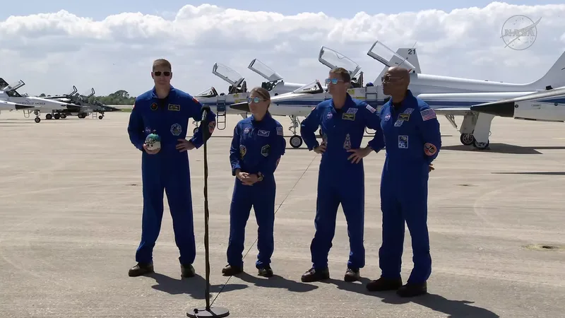 NASA’s Artemis II astronauts arrive in Florida ahead of moon launch