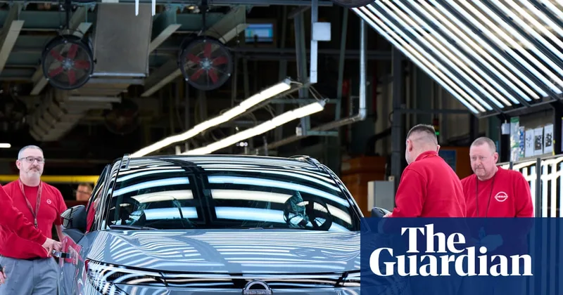 UK car production falls 17% as industry warns of ‘worrying’ decline