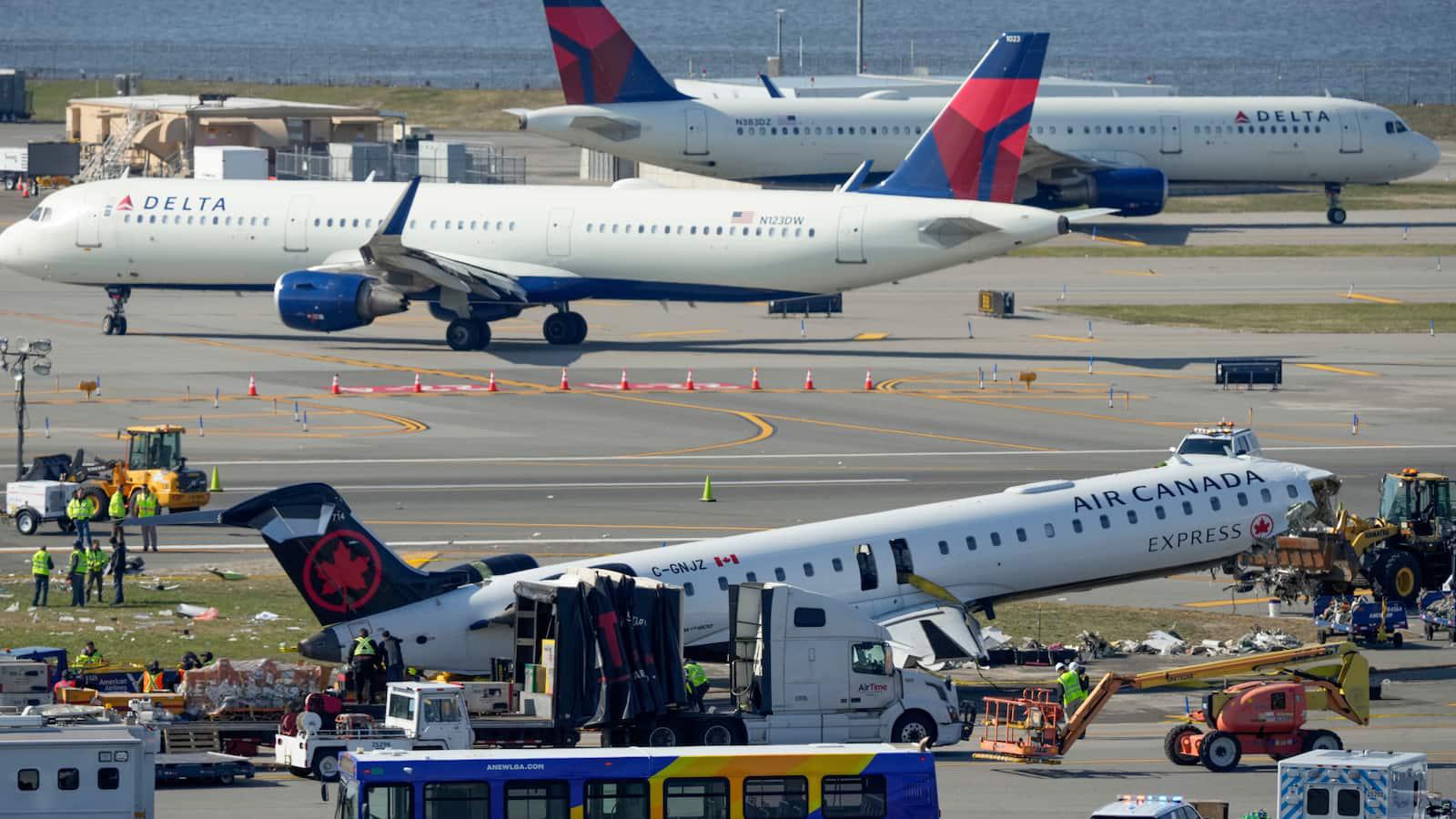 What happened at LaGuardia Airport?