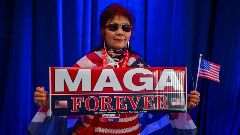 Iran war exposes split in Donald Trump’s base at conservative activists’ conference