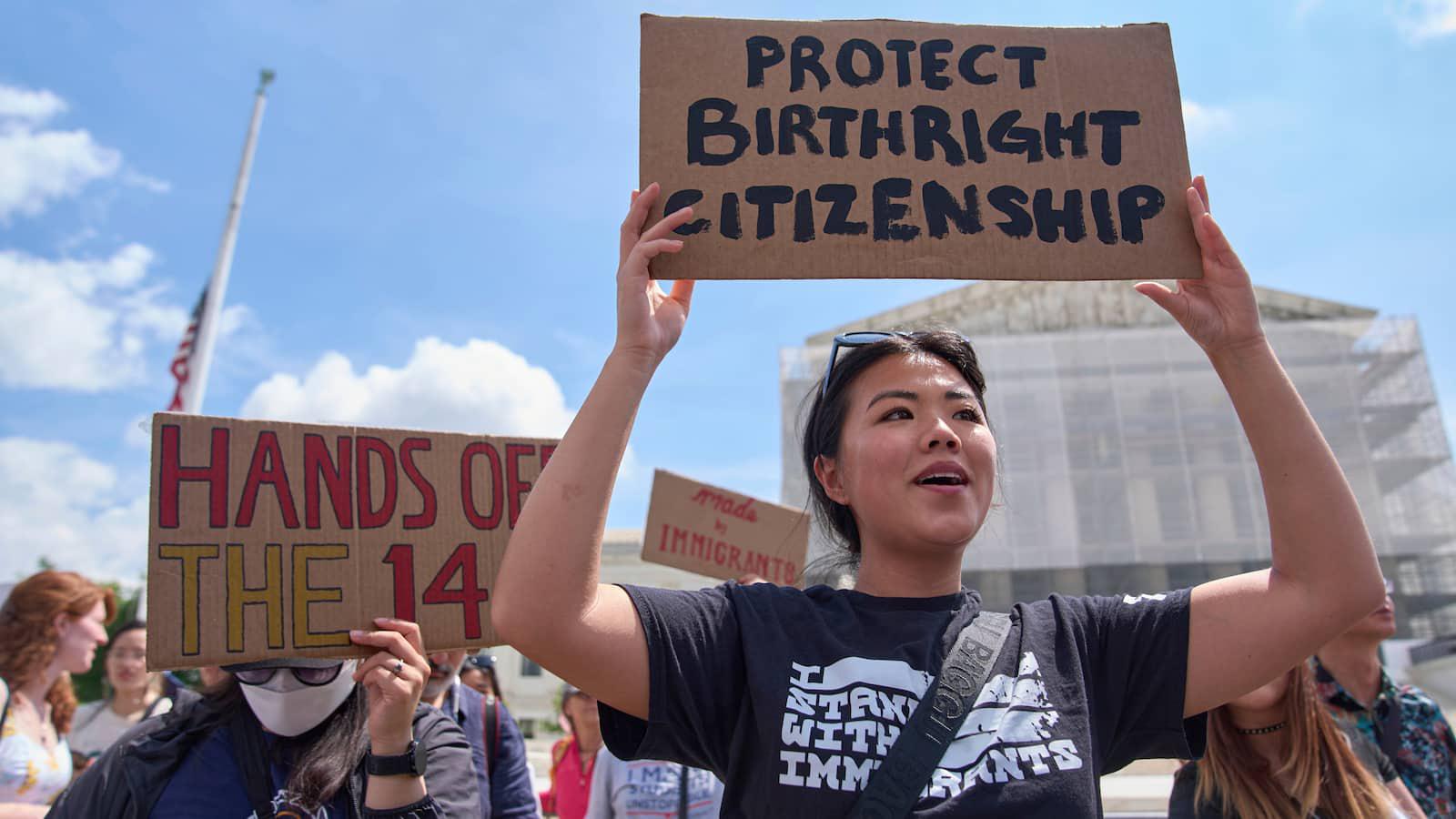 Trump officials cite white supremacists in bid to end birthright citizenship
