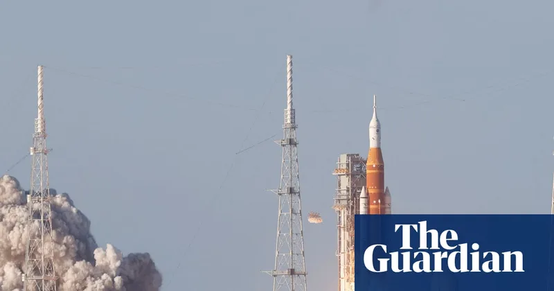 Artemis II launch: crowds gather for glimpse of historic Nasa moon mission