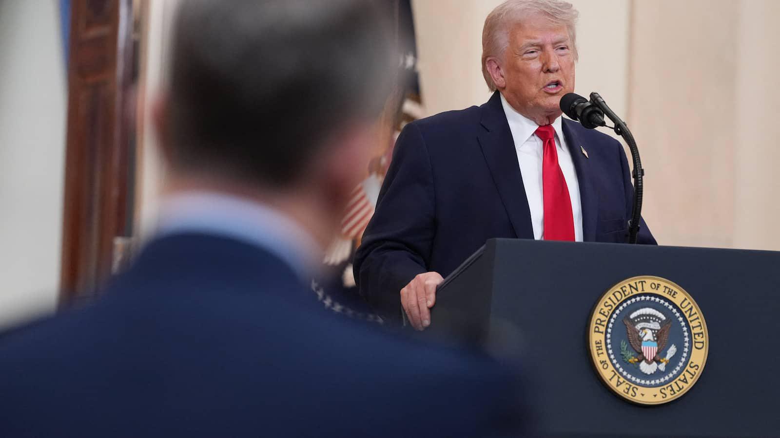 Trump says Iran conflict ‘nearing completion’ as he seeks to calm economic worries