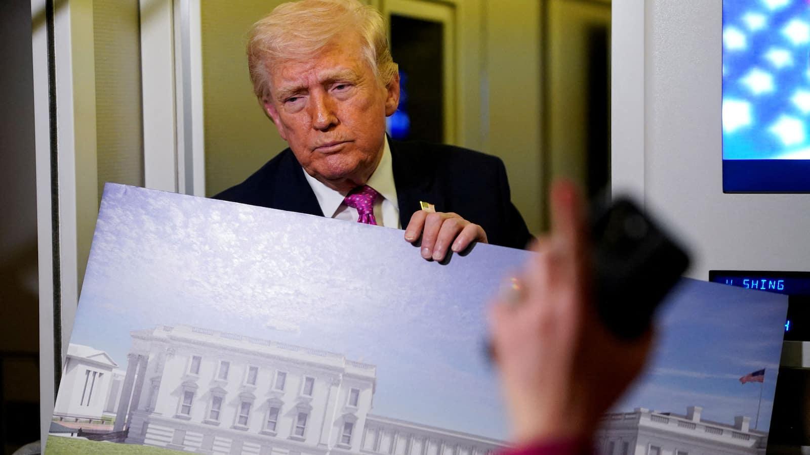 Trump files emergency appeal to keep building White House ballroom