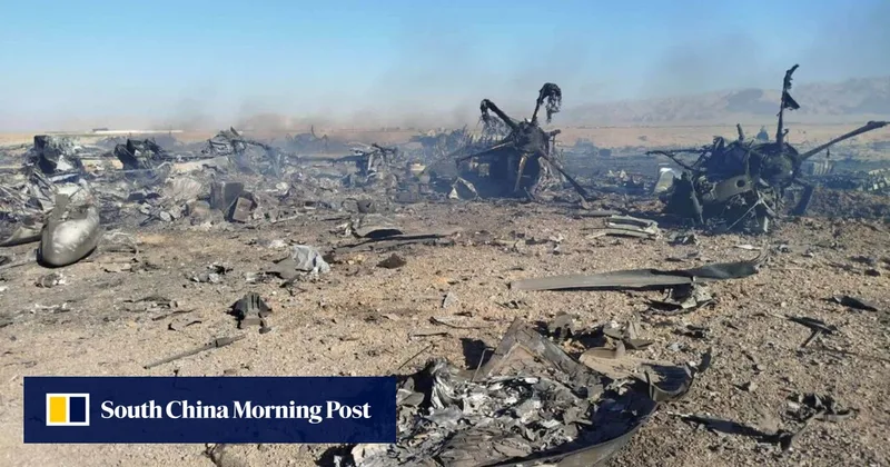 Downed US airman found after ‘heavy firefight’ in Iran
