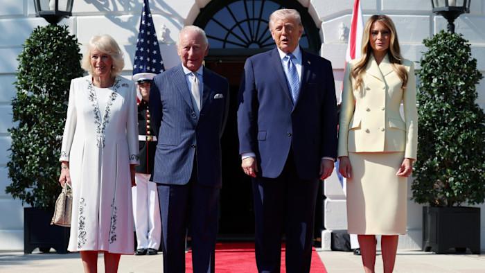 Britain’s King Charles and Queen Camilla arrive on state visit to the US 