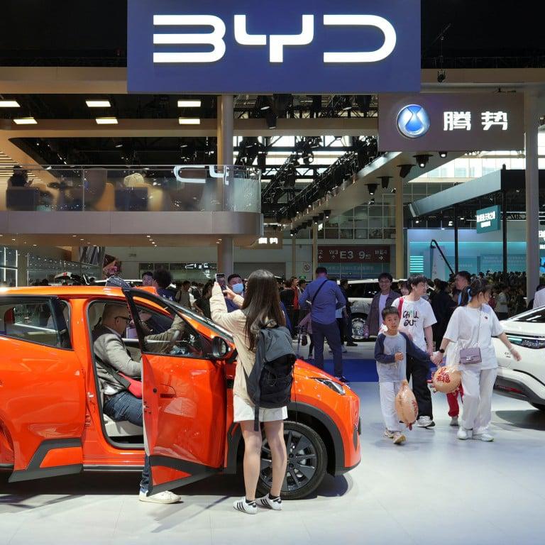 BYD, China’s EV king, posts a 55% slump in first-quarter profit