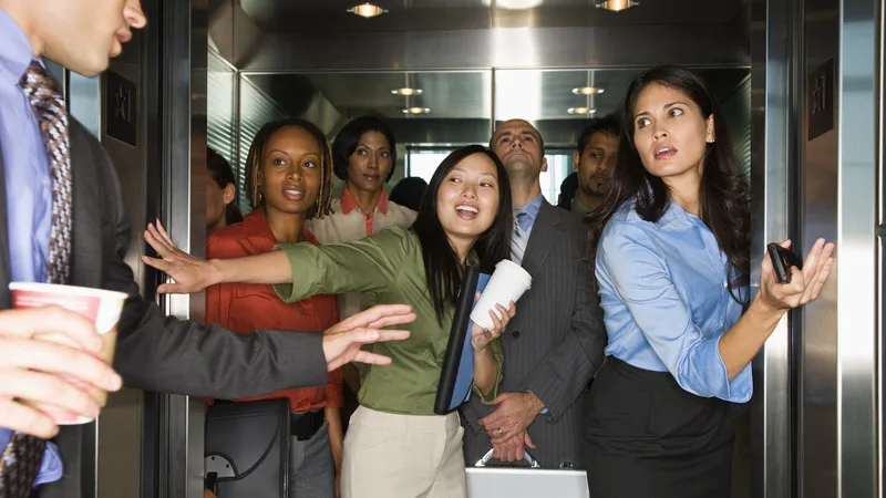 Do you weigh more when an elevator goes up or when it comes down?