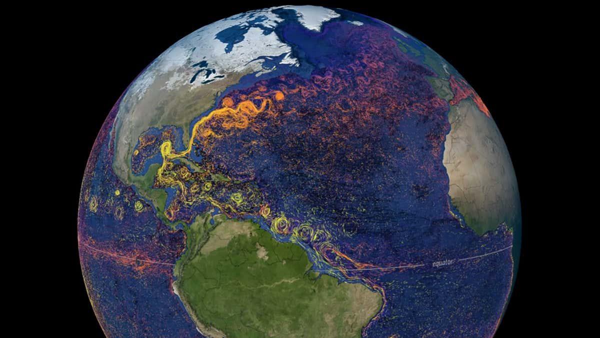 Key ocean current is slowing at locations around the Atlantic