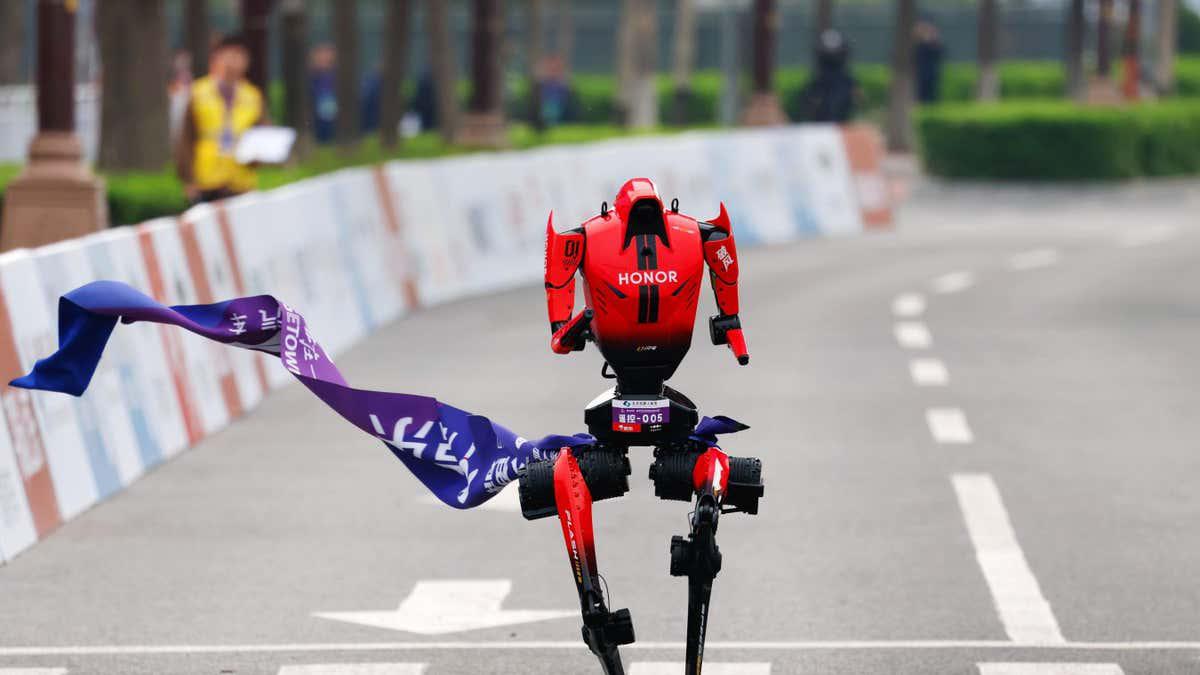 Humanoid robots may be about to break the 100-metre sprint record