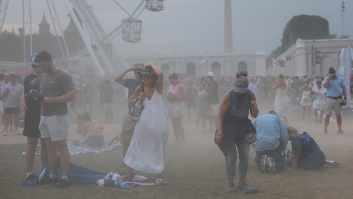 Storms force evacuation of July 4 celebrations in Washington