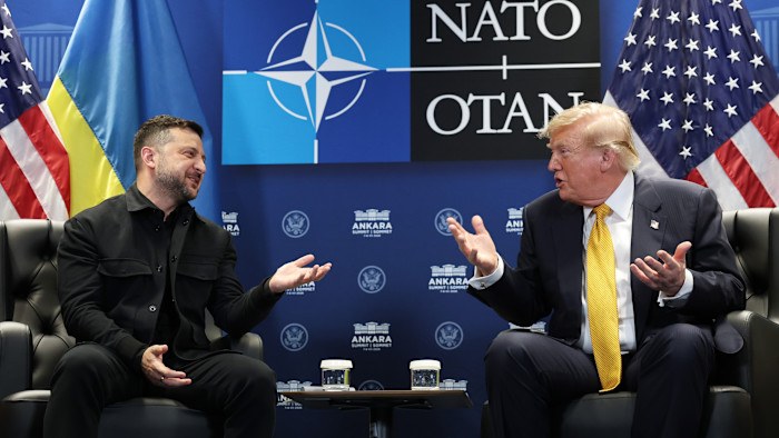Donald Trump’s surprise Ukraine shift steadies nervous Nato allies