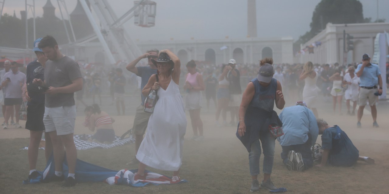 Trump Prepares July Fourth Address as Storm Forces Evacuation of National Mall