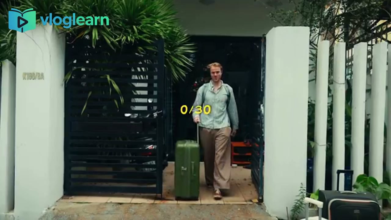 越南飞首尔，机场里学英语