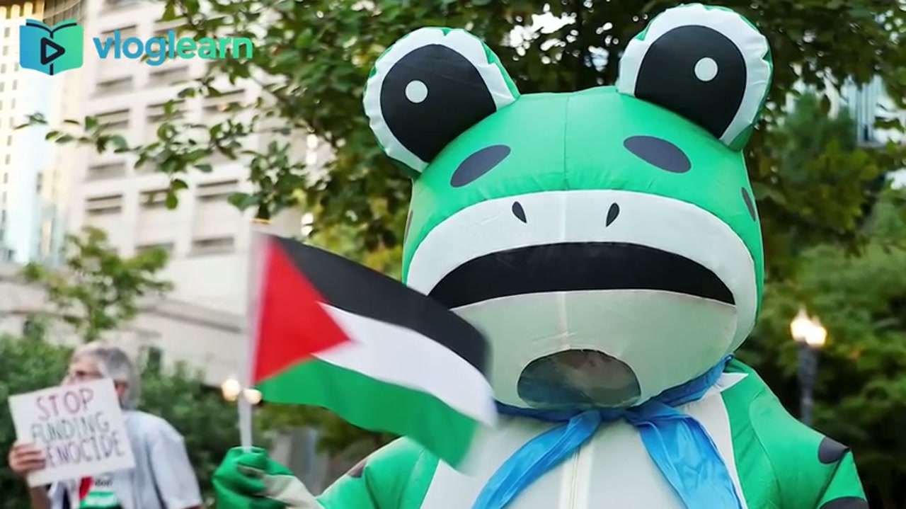 幽默的力量：穿着充气青蛙服进行抗议的波特兰奇葩事件